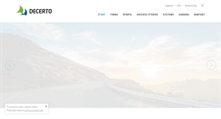 Desktop Screenshot of decerto.pl